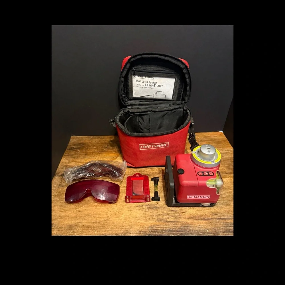 Craftsman 360-degree rotating level system w/ LaserTrac (Model 320.48249) WORKS